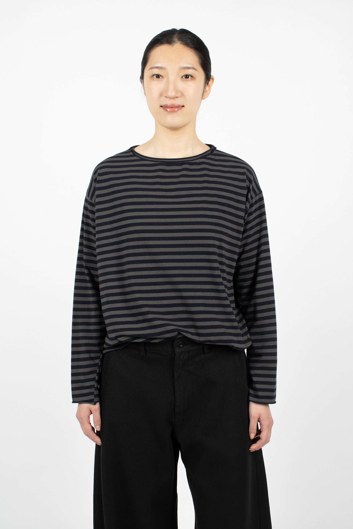 Lola Jersey Striped Ferro