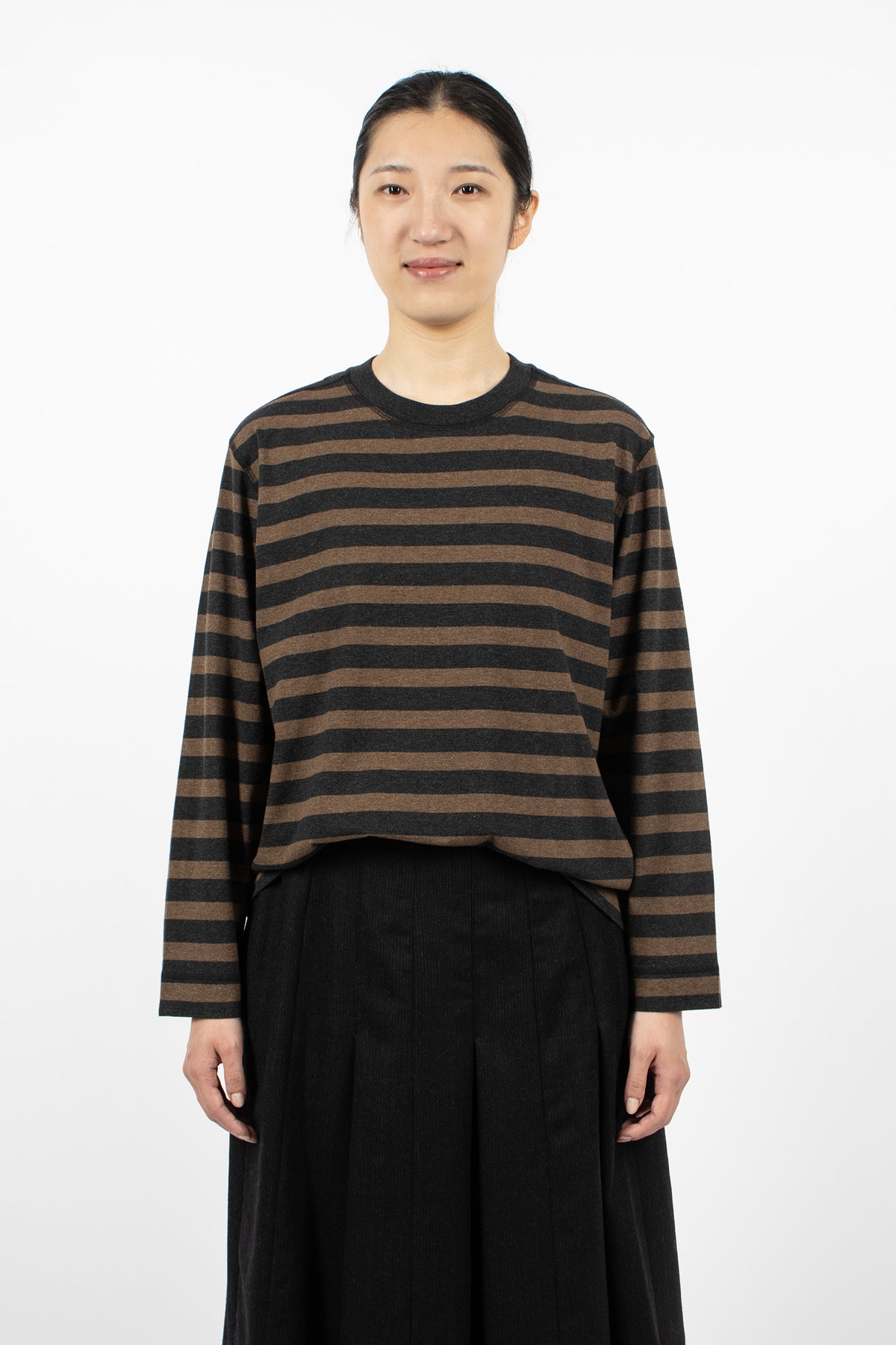 Crew Neck Matelot Off Black/Bark