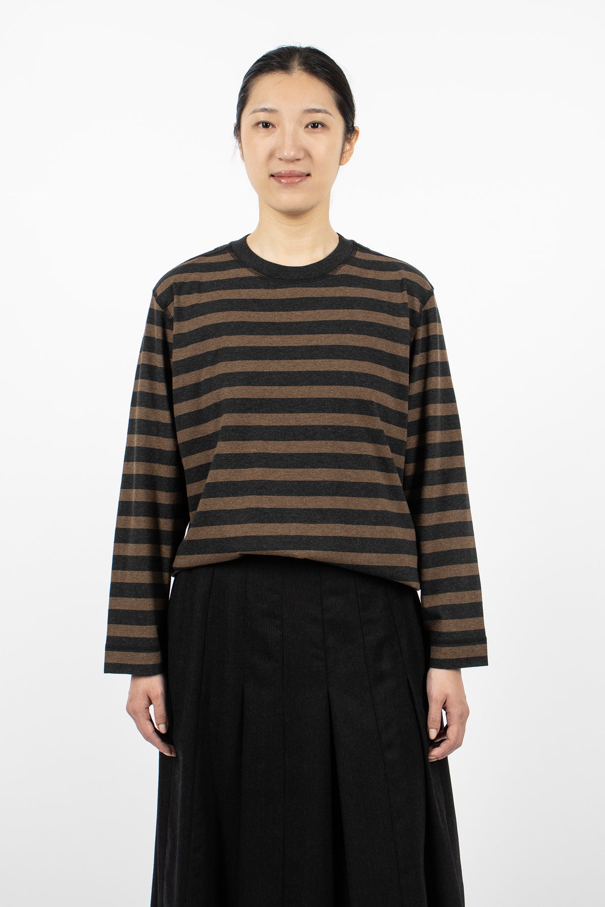 Crew Neck Matelot Off Black/Bark