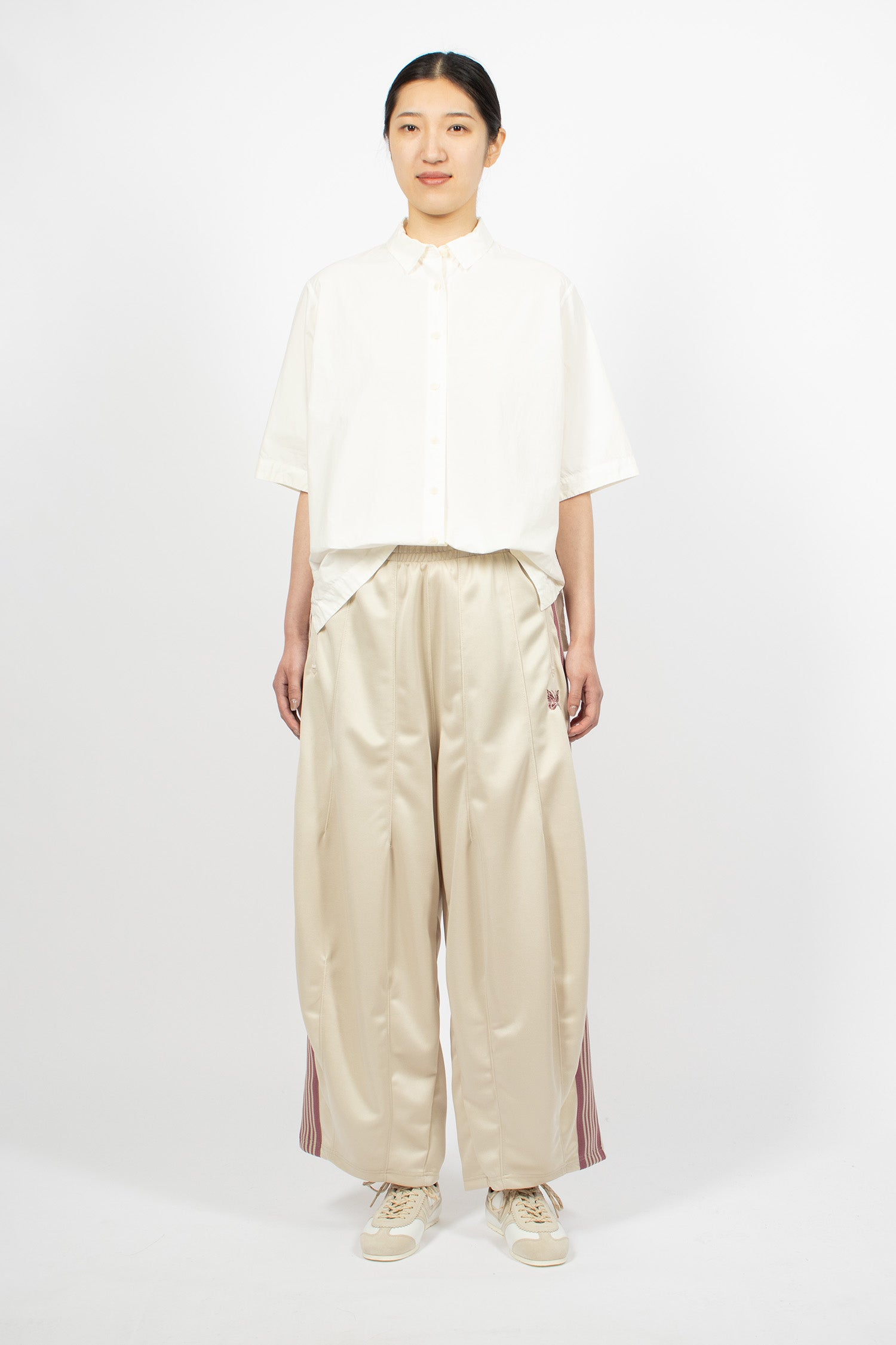 H.D. Track Pant Ivory/Pink
