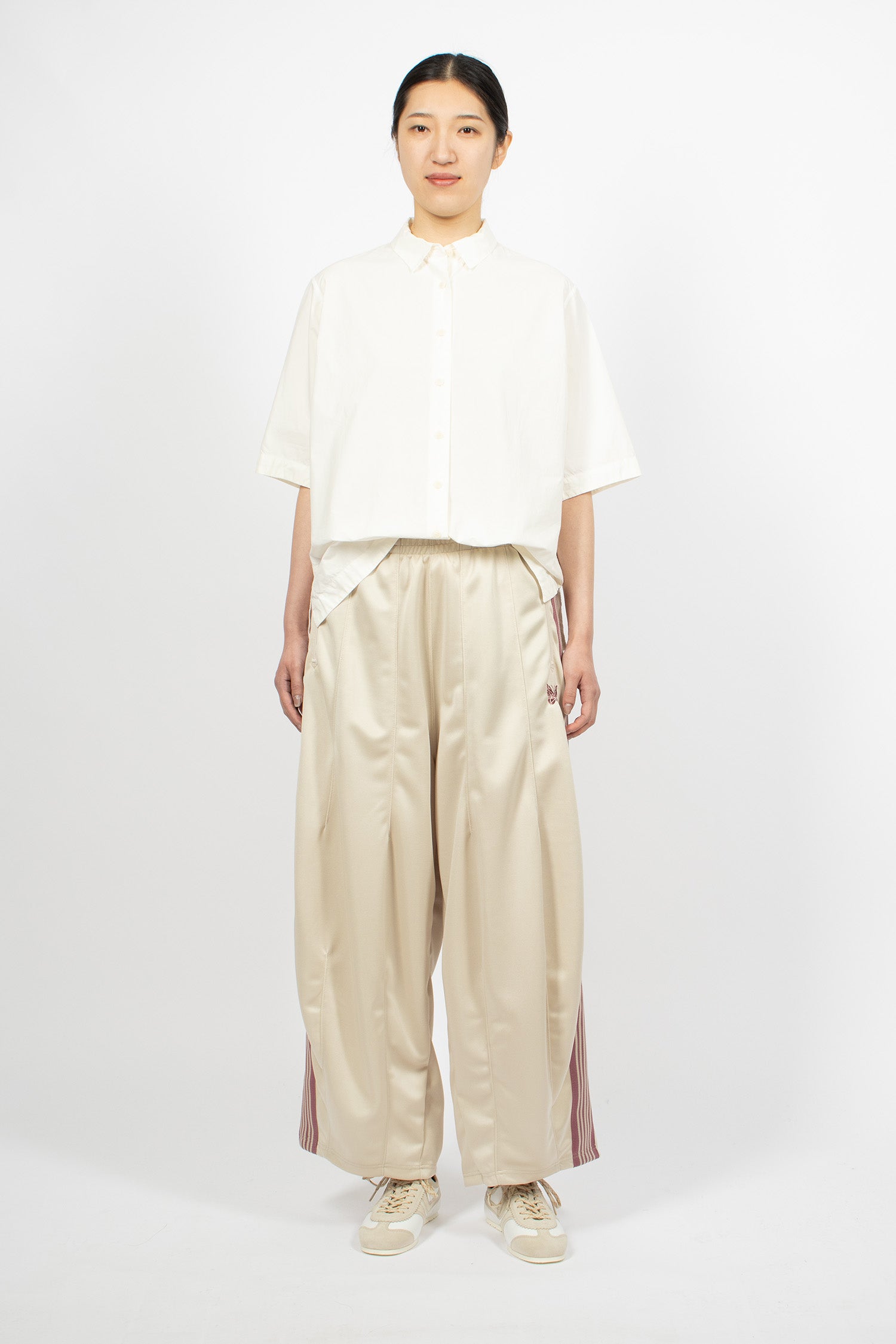 H.D. Track Pant Ivory/Pink
