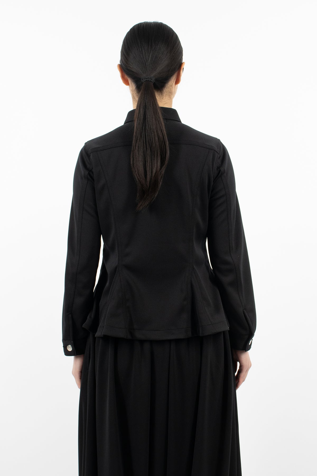 Peplum Jacket Black