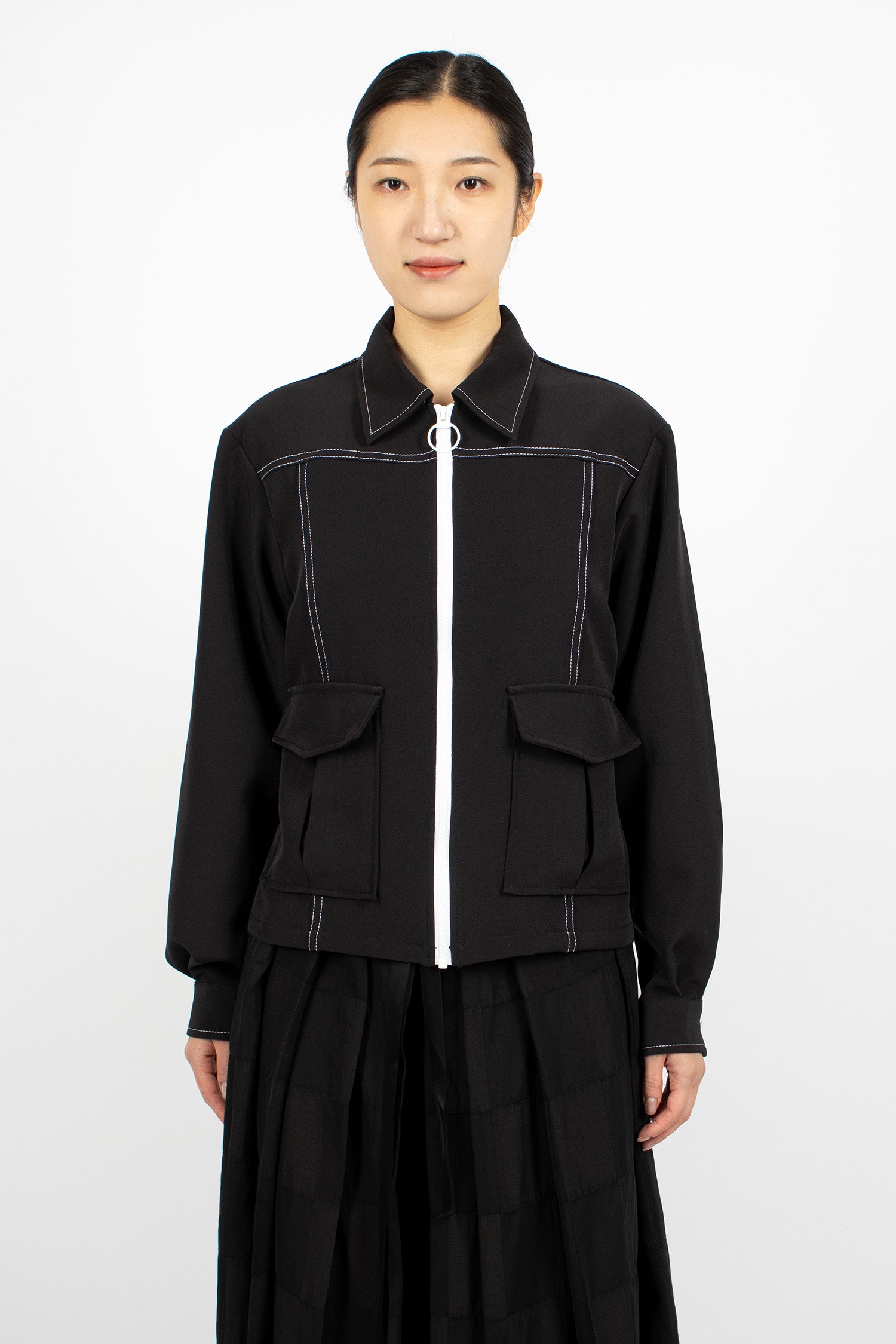 Stitched Sport Jacket Black