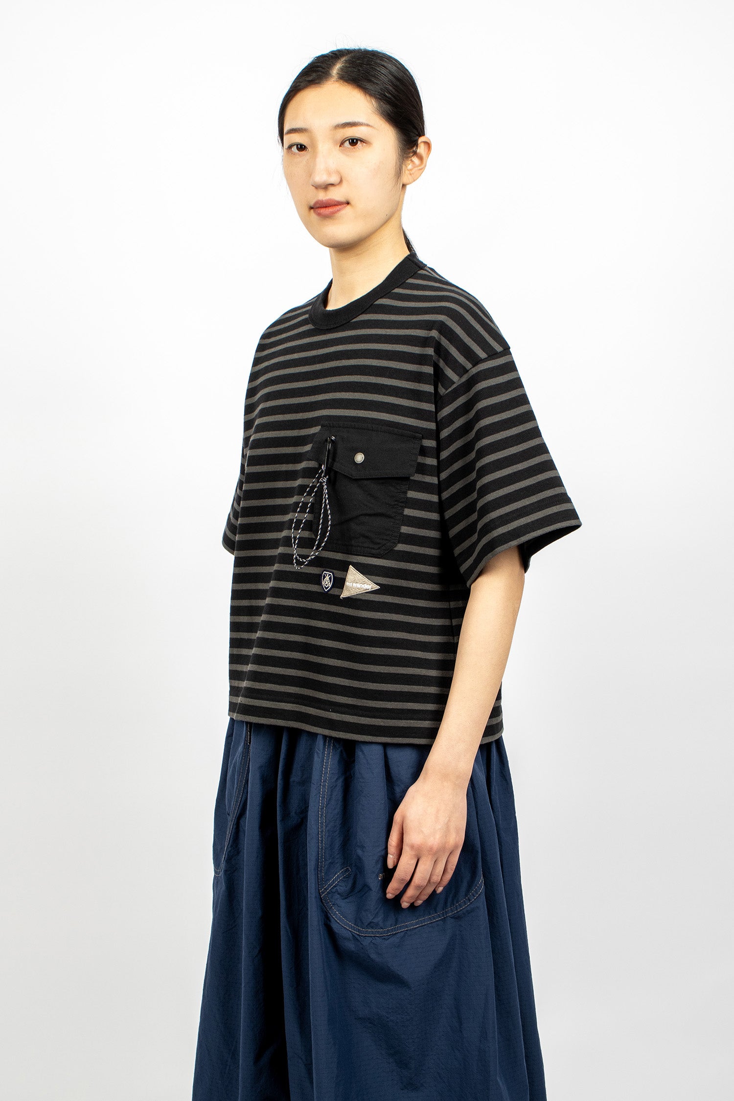 And Wander x ORCIVAL SS T-Shirt Black