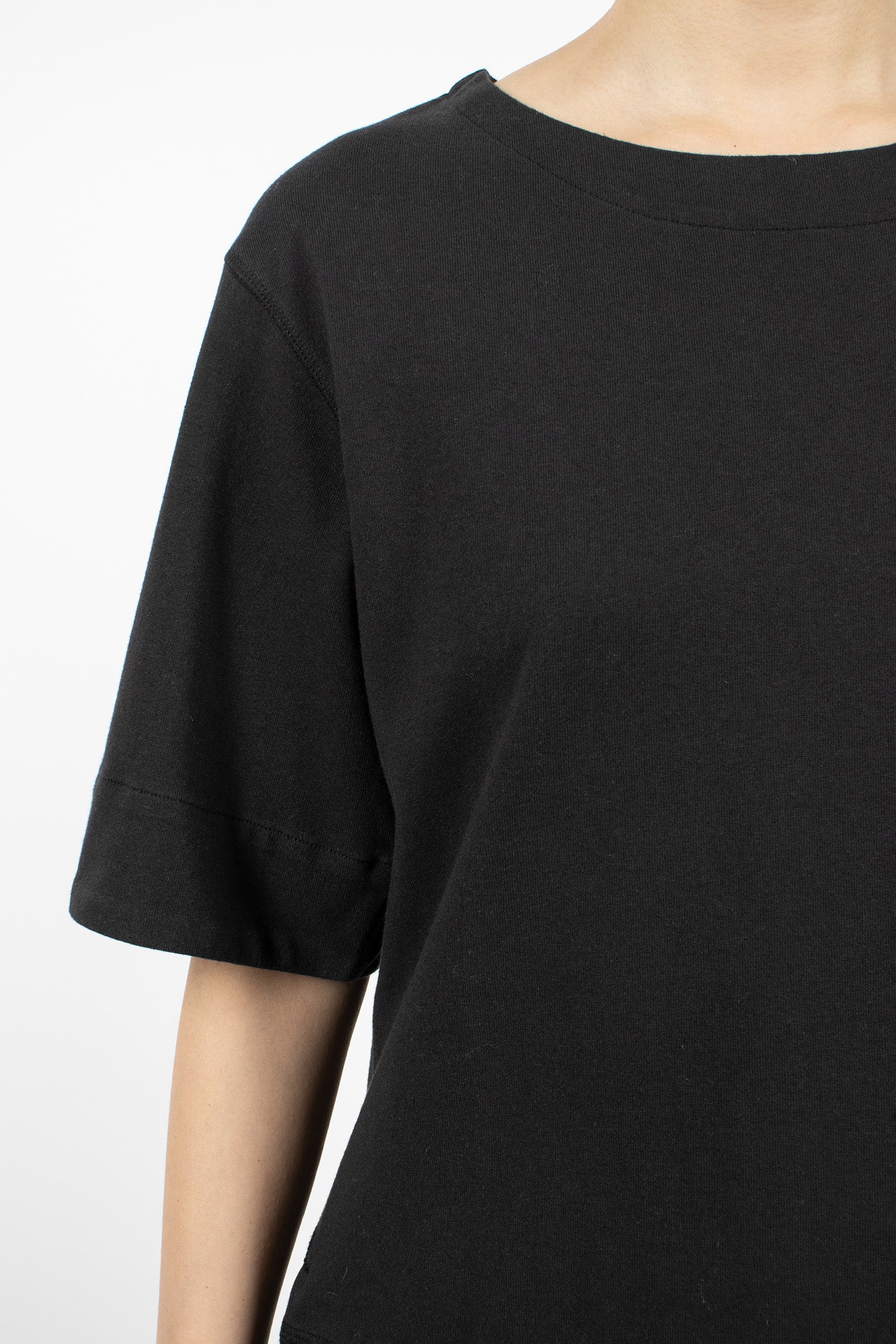 Cuffed T-Shirt Black/Rust