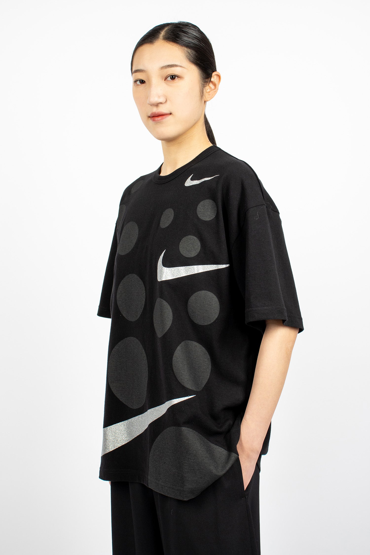 CDG BLACK x Nike Polka Dot T-Shirt Black