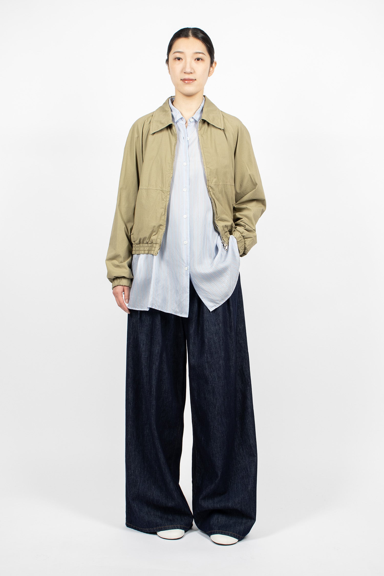 Cotton Blouson Cement