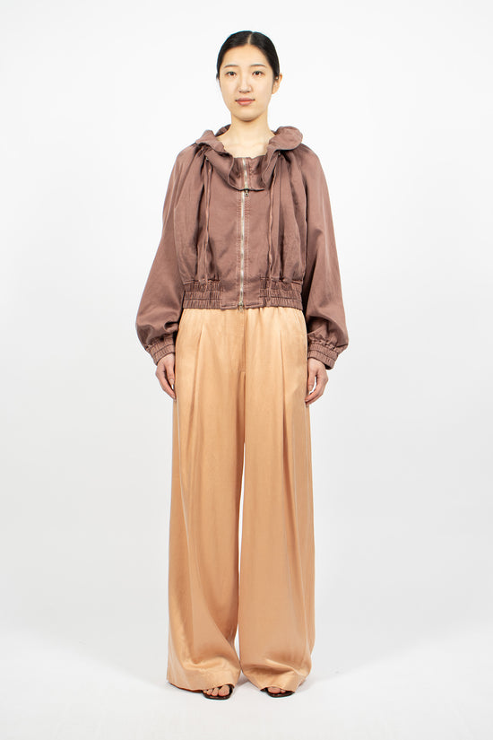 【FOLL/25SS】faded cotton cocoon blouson Cocoon Blouson in Taupe