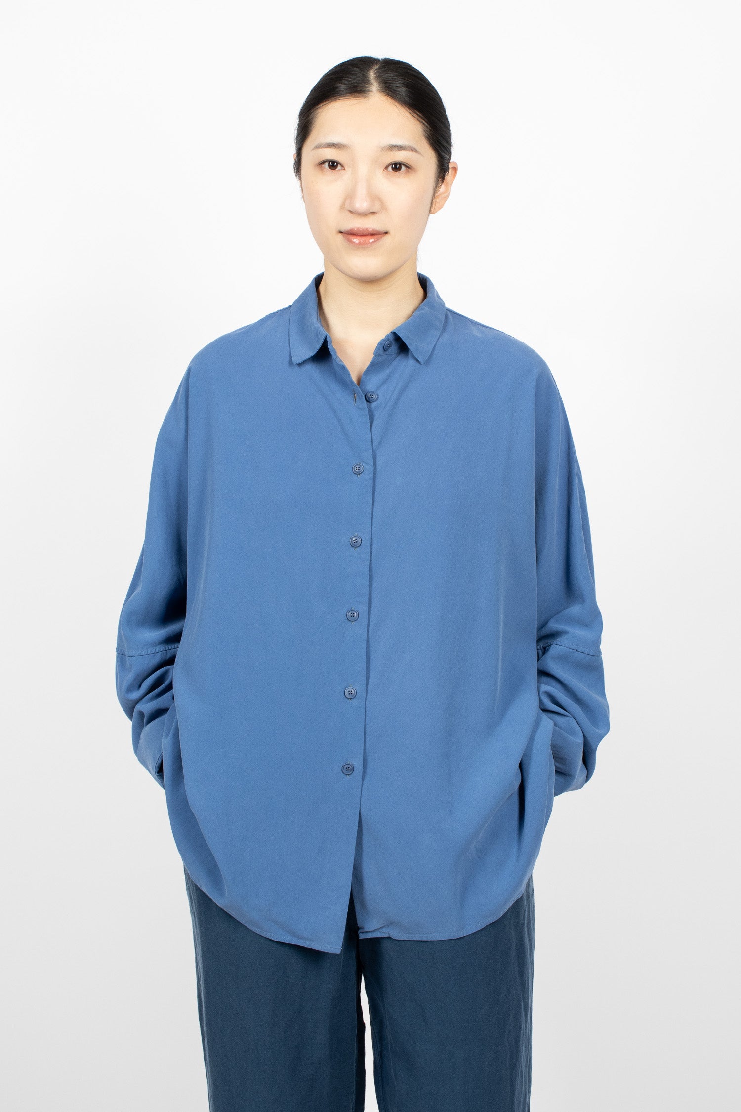 Waga LS Shirt Blue