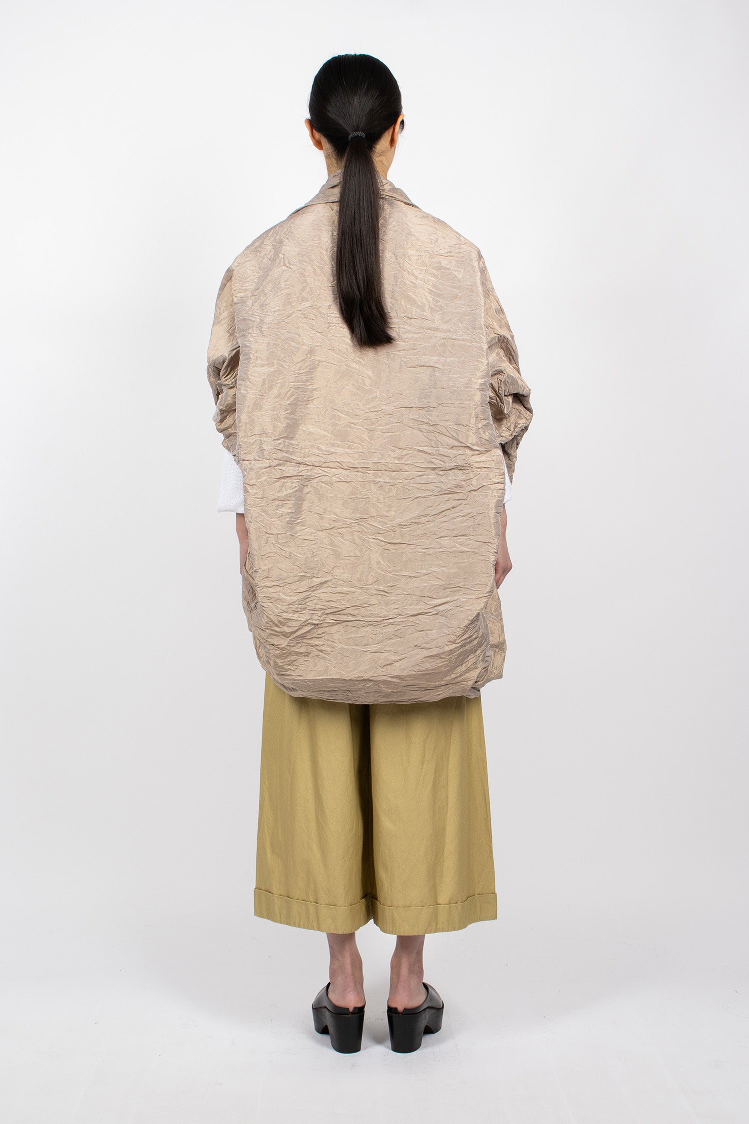 Wrap Washed Silk Shawl Natural