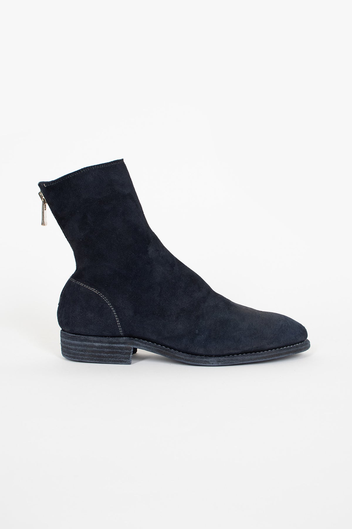 596GY Reverse Back Zip Ankle Boots CV185T